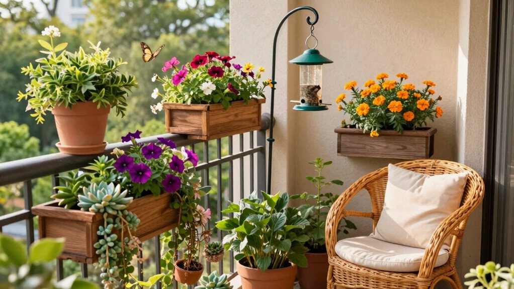 wildlife friendly balcony garden design