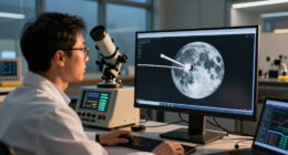 Upper Stage Impacting The Moon On 2026 August 5