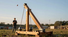 Tom Stanton's Supersonic Trebuchet Breaks Sound Barrier With Gravity Alone