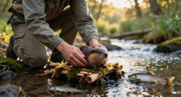 Artificial Beaver Dams Saw Juvenile Coho Salmon Survival Rates Go From 8% To 60%